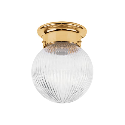 Luminario decorativo 19x16 cm pantalla cristal, sin lámpara | SOB-102S | 46628