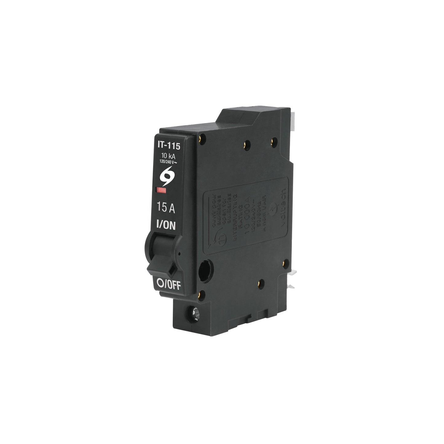 Interruptor de 1 polo 15A, enchufable, VOLTECK | IT-115 | 46700