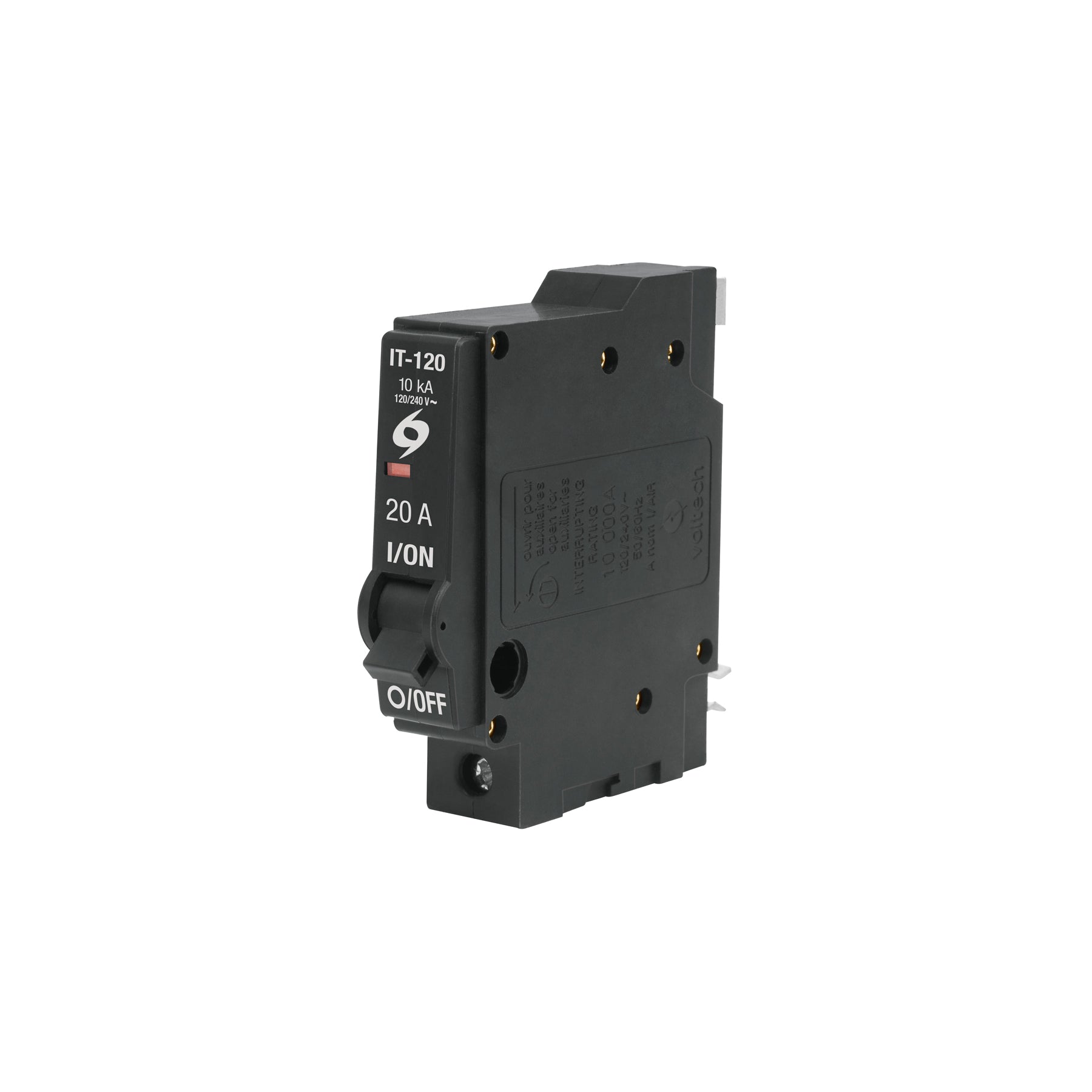 Interruptor de 1 polo 20A, enchufable, VOLTECK | IT-120 | 46701