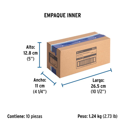 Interruptor de 1 polo 20A, enchufable, VOLTECK | IT-120 | 46701