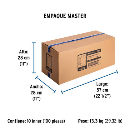 Interruptor de 1 polo 30A, enchufable, VOLTECK | IT-130 | 46702
