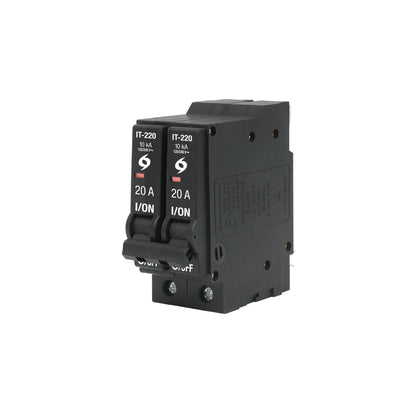 Interruptor de 2 polos 20A, enchufable, VOLTECK | IT-220 | 46704