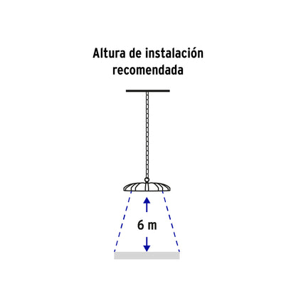 Luminario LED High Bay 100 W 6500 K, VOLTECK | HB-100L | 46792