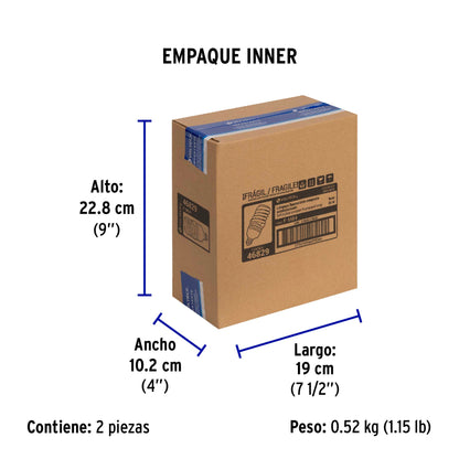 Lámpara espiral T4 55 W alta potencia luz de día, caja | F-55E4 | 46829