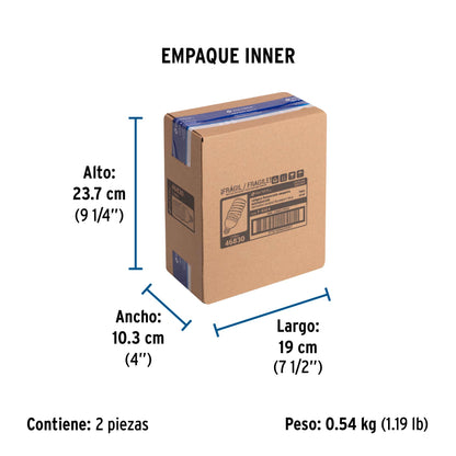 Lámpara espiral T4 65 W alta potencia luz de día, caja | F-65E4 | 46830