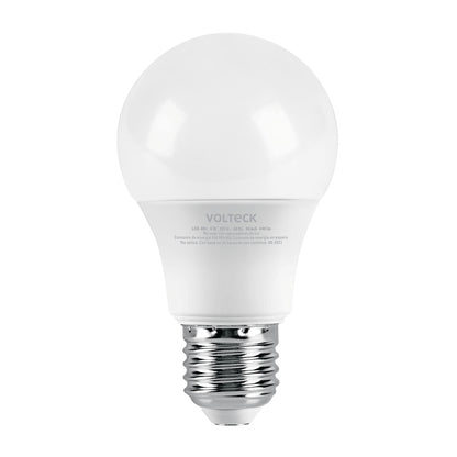 Lámpara LED A19 6 W (equiv. 40 W) luz cálida blíster Volteck | LED-40C | 46857