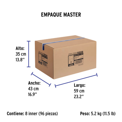 Lámpara LED A19 9 W (equiv. 60 W) luz de día blíster Volteck | LED-60F | 46858