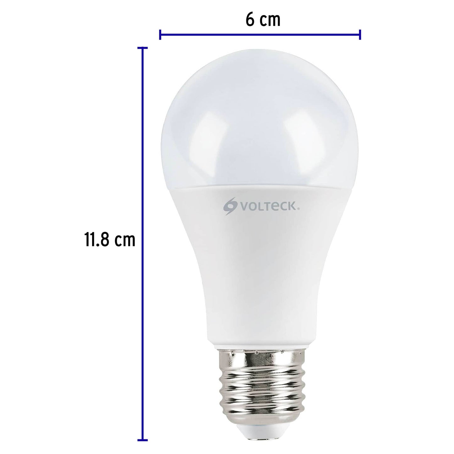 Lámpara LED A19 12 W (equiv. 75W) luz cálida blíster Volteck | LED-75C | 46861