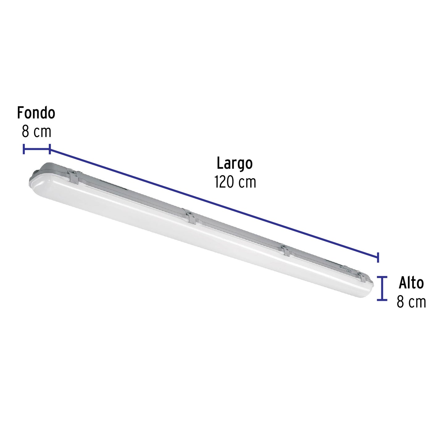 Luminario lineal de LED 36 W de sobreponer a prueba de vapor | VAP-001L | 46862