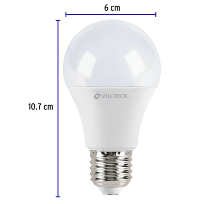 Pack de 4 lámparas LED A19 9 W (equiv. 60 W), luz de día | LED-60FX4 | 46864