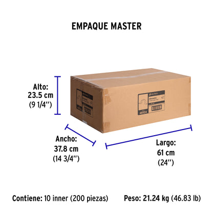 Bolsa c/10 abrazaderas tipo omega 3/4' p/tubo pared delgada | AO-3/4 | 46924