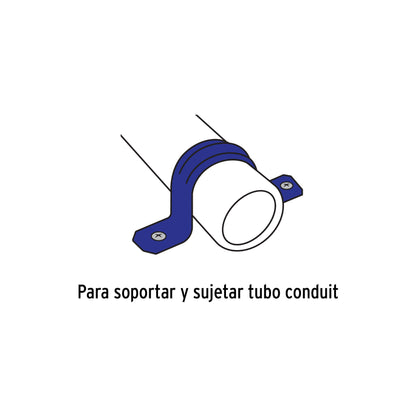 Bolsa c/10 abrazaderas tipo omega 3/4' p/tubo pared delgada | AO-3/4 | 46924