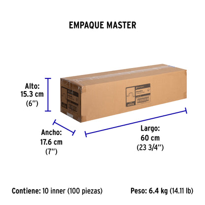 Bolsa c/10 abrazaderas tipo omega 3/8' p/tubo pared delgada | AO-3/8 | 46926