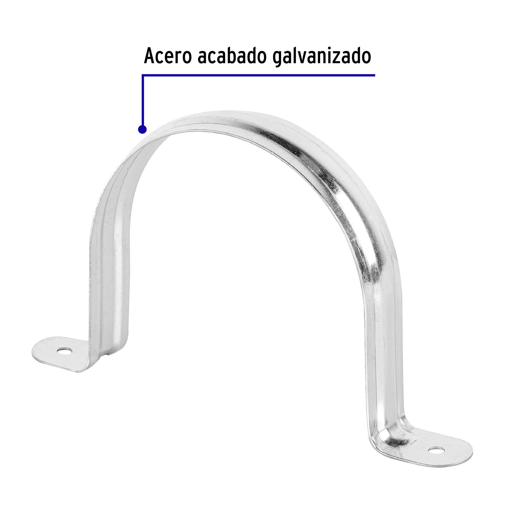 Bolsa c/5 abrazaderas tipo omega 4' p/tubo pared delgada | AO-4 | 46929