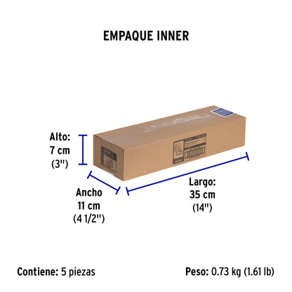Mufa con abrazadera para tubo 1', Volteck | MUFA-1 | 46940