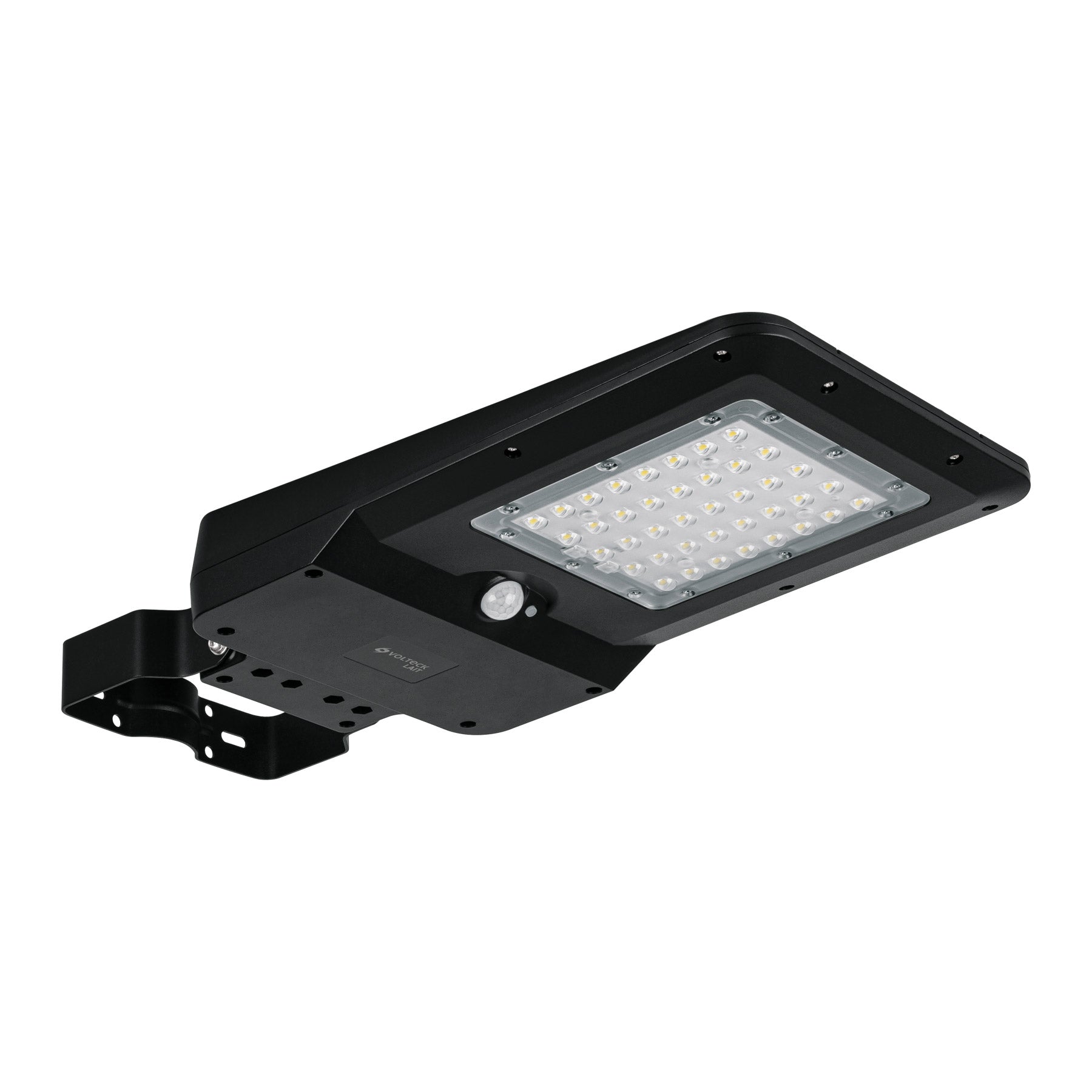 Luminario suburbano solar LED 15 W 6500 K con sensor de luz | SUB-902L | 46958