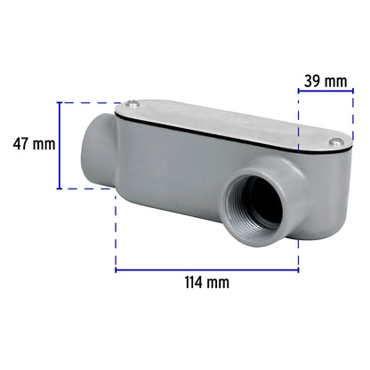 Condulet 1' conexión tipo LL, Volteck | COLET-1-LL | 46978