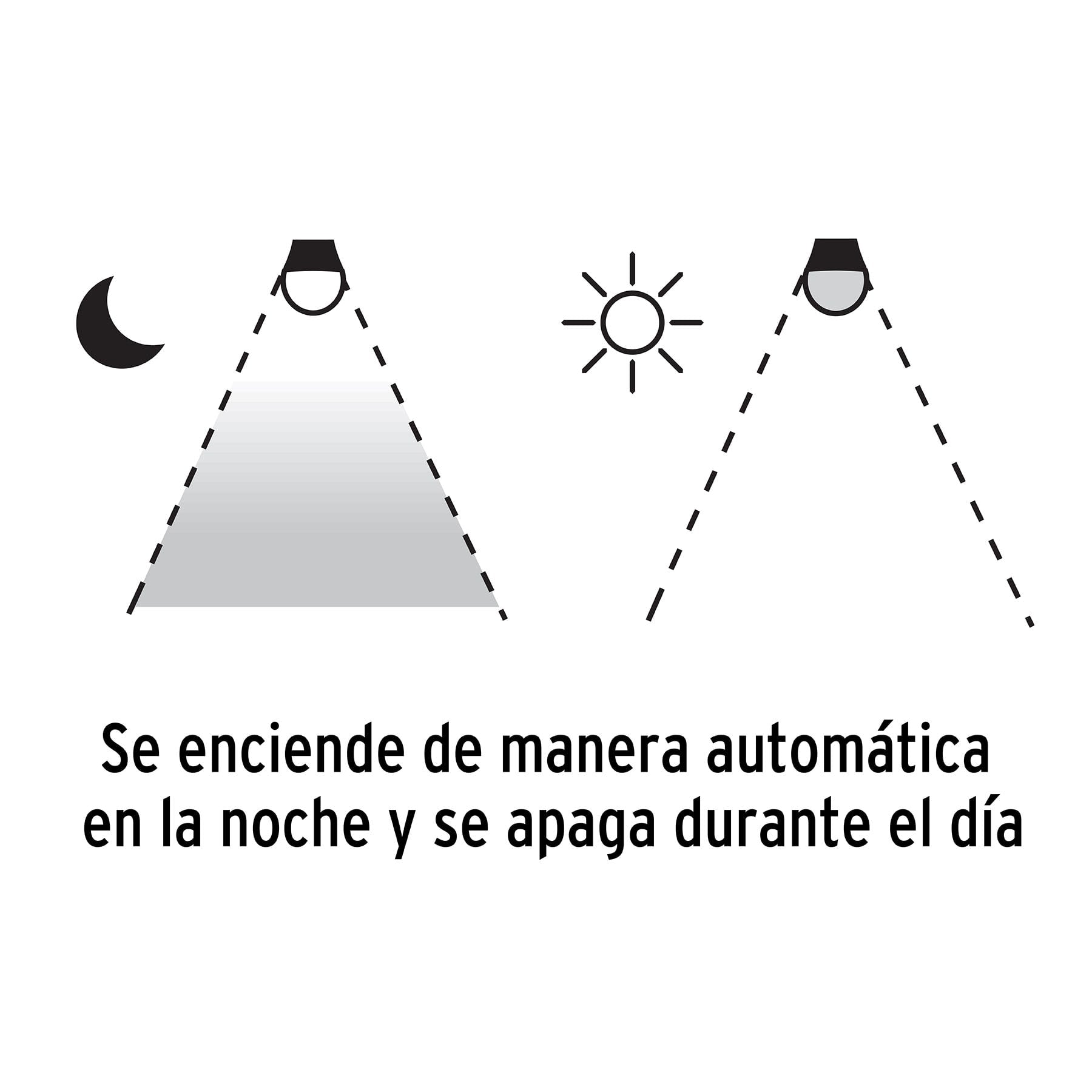 Lámpara LED tipo bulbo A19 10 W con sensor de luz, Volteck | LED-75SL | 46990