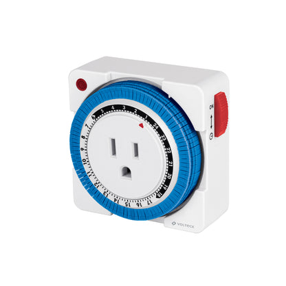 Mini Temporizador analógico 1 evento, intervalos de 15 min. | TEM-1M | 46996