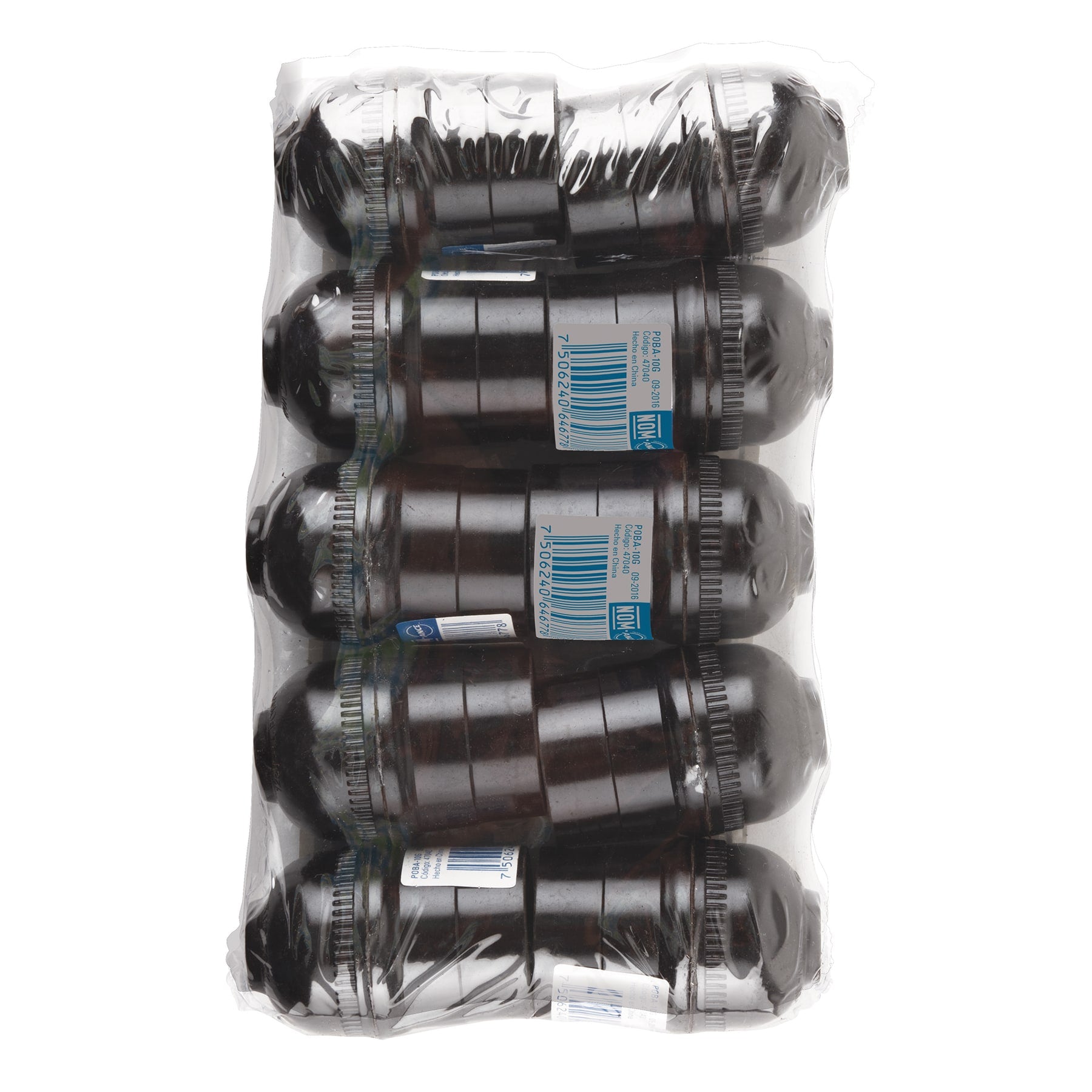 Portalámpara de baquelita, sencillo a granel, Volteck | POBA-10G | 47040