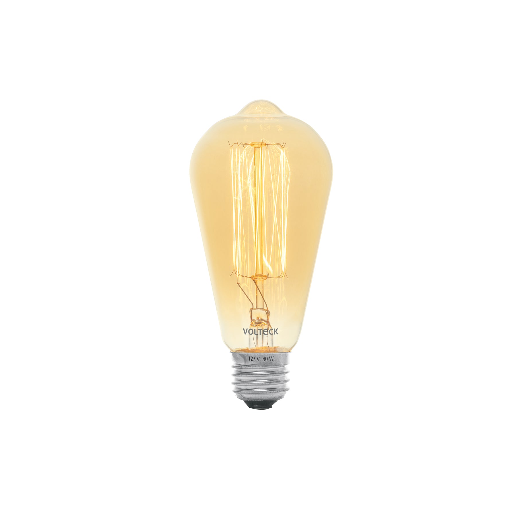 Lámpara incandescente vintage 40 W tipo Edison, Volteck | FIV-40E | 47104