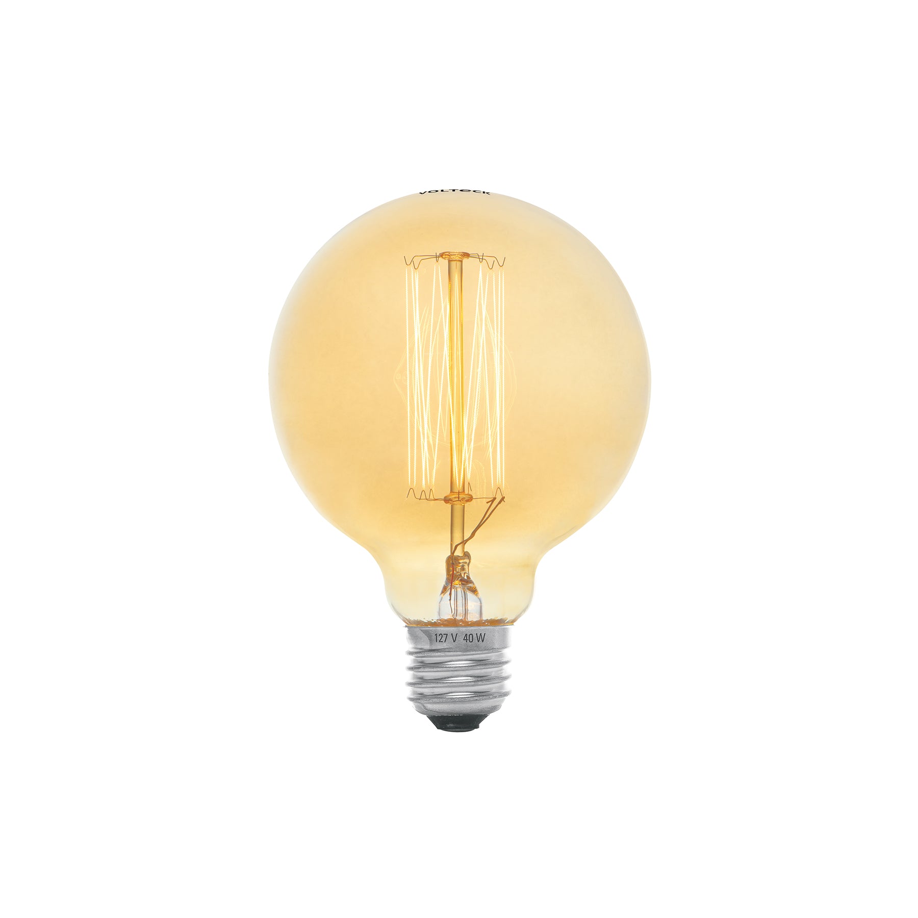 Lámpara incandescente vintage 40 W tipo globo, Volteck | FIV-40G | 47105