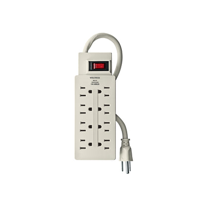 Multicontacto 14 AWG 8 entradas supresor de picos 110 joules | MUL-811 | 47187