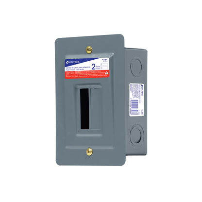 Centro de carga empotrable, 2 polos, Volteck | CCE-2 | 47194