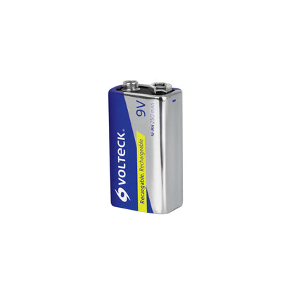 Blíster con 1 pila recargable 9V uso general, 250 mAh | RE-9V2 | 47203