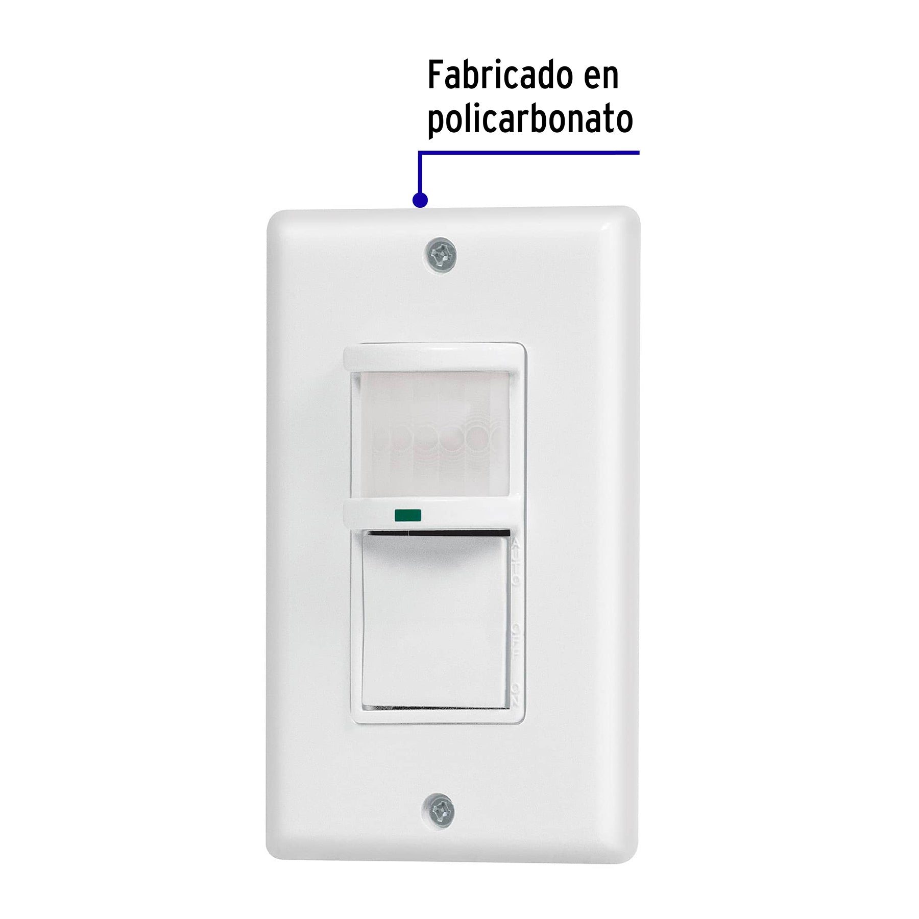 Sensor de movimiento con interruptor de pared, Volteck | SEMO-CL | 47230