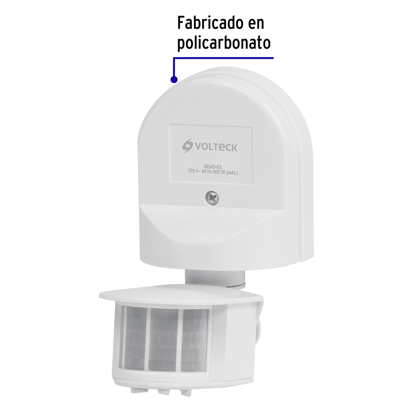 Sensor de movimiento para exterior, Volteck | SEMO-EX | 47231
