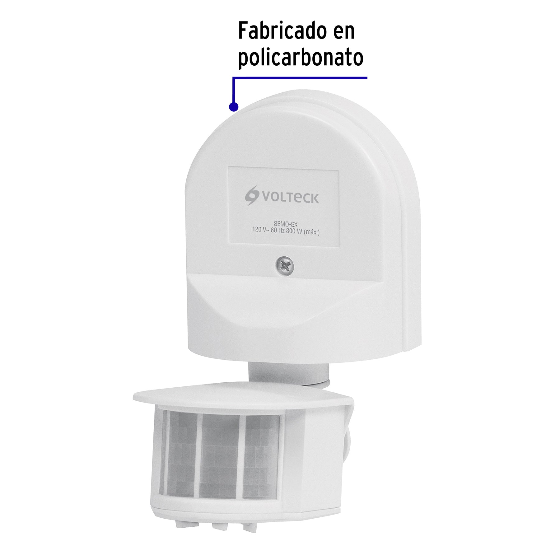 Sensor de movimiento para exterior, Volteck | SEMO-EX | 47231