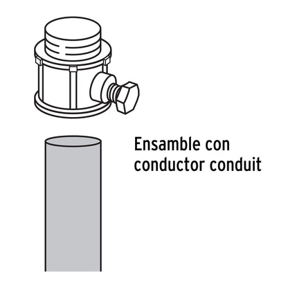 Tubo Conduit 1/2' pared extra delgada (0.7 mm), et. azul 3 m | TC-1/2-DA | 47232
