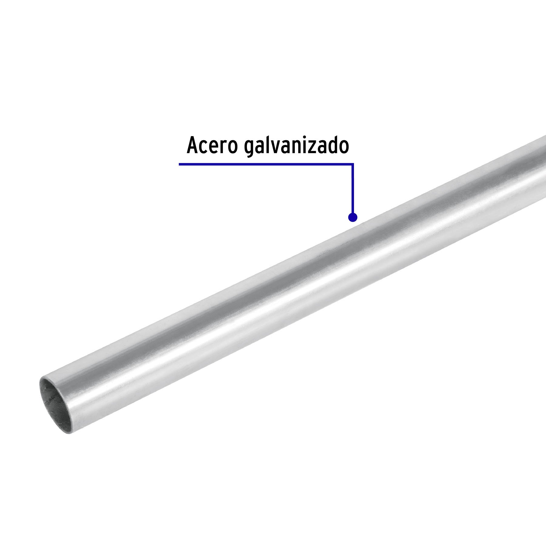 Tubo Conduit 1/2' pared extra delgada (0.7 mm), et. azul 3 m | TC-1/2-DA | 47232