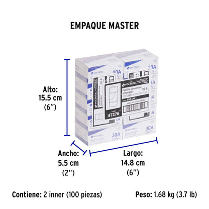 Fusible 30 A, VOLTECK | FUS-30 | 47276