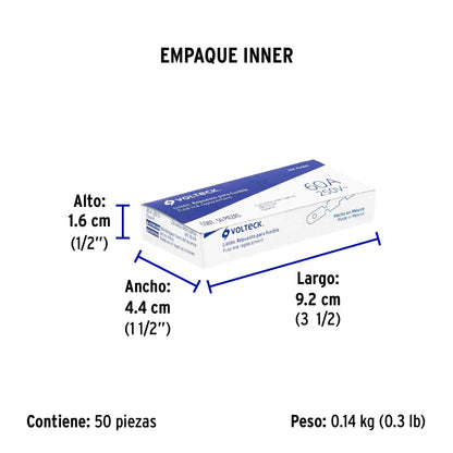 Repuesto para fusible de 60 A, VOLTECK | REP-FUS60 | 47284