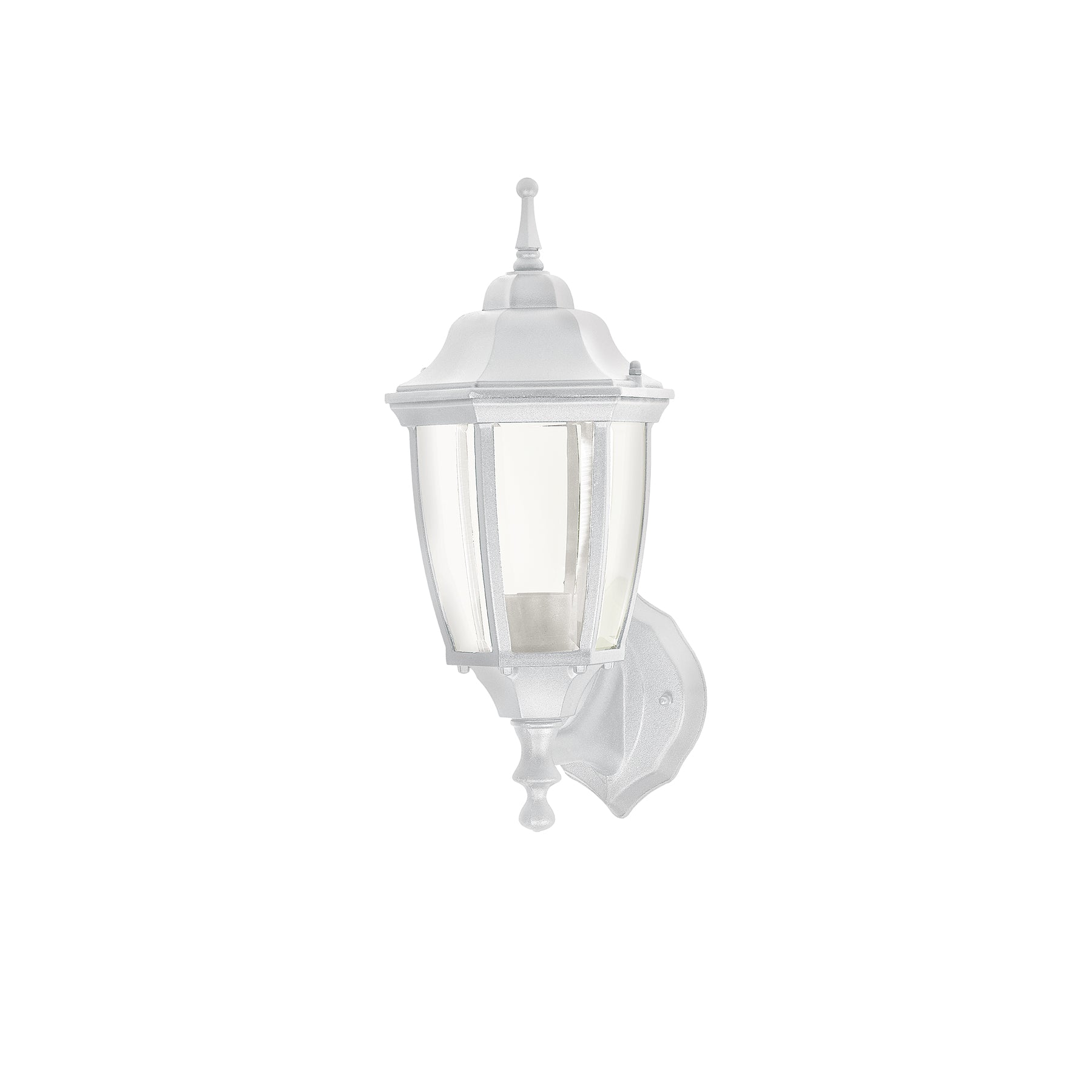 Arbotante tipo farol tradicional soportado p/exterior blanco | ARB-100S | 47288
