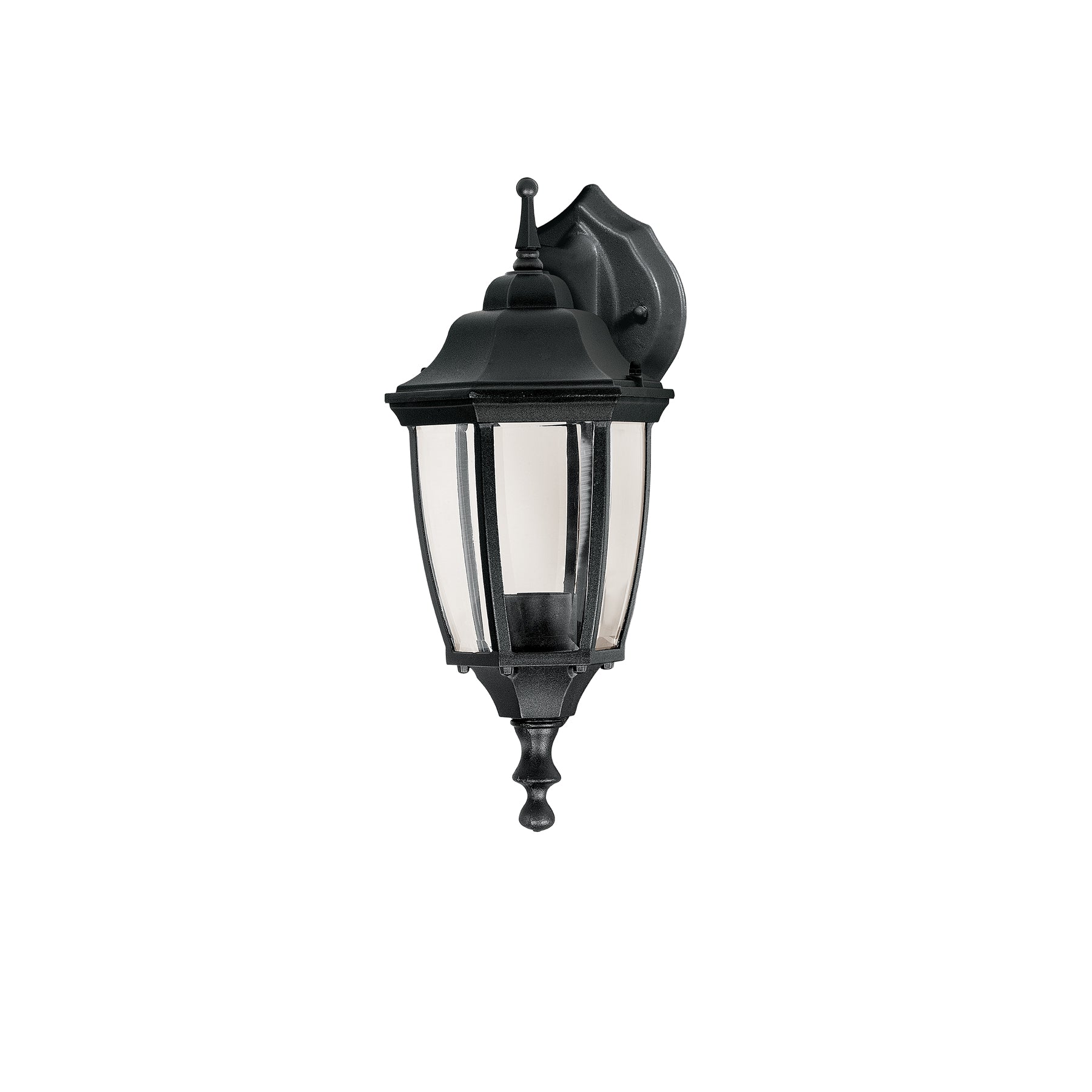 Arbotante tipo farol tradicional suspendido p/exterior negro | ARB-103S | 47291