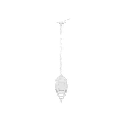 Arbotante tipo farol tradicional colgante p/exterior, blanco | COL-100S | 47296
