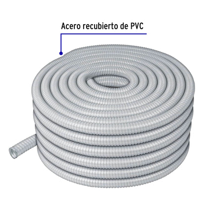 Rollo de 50 m de tubo flexible liquid tight de 3/4', Volteck | TFR-3/4 | 47322