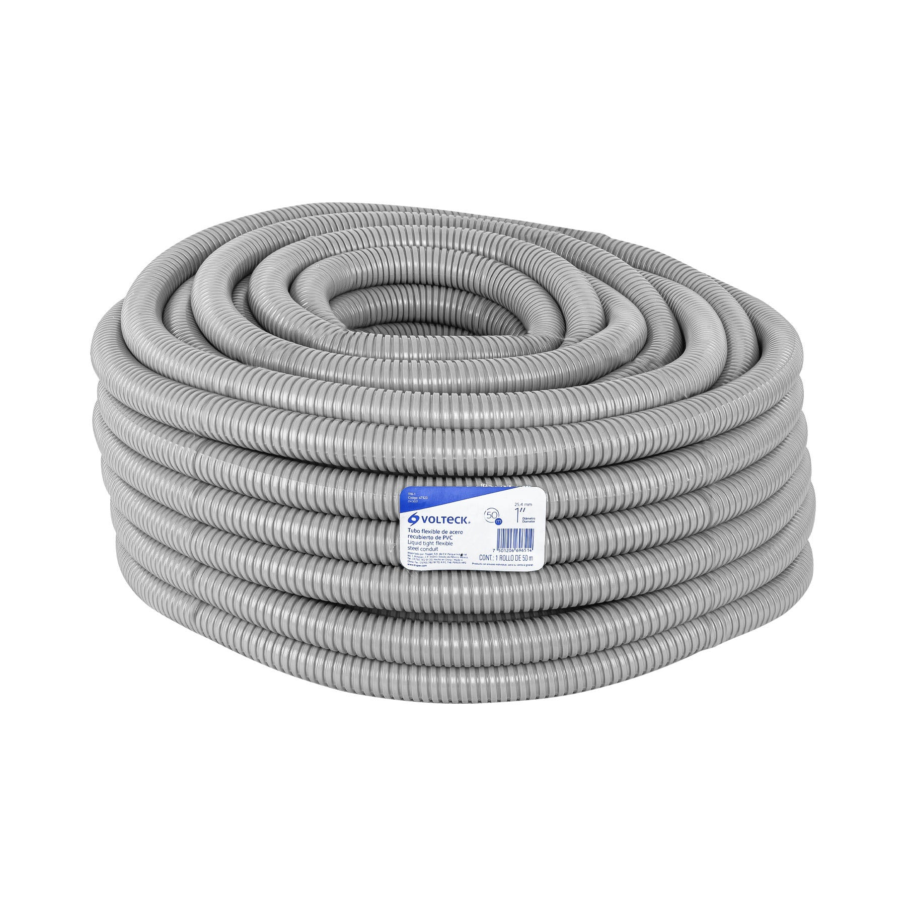 Rollo de 50 m de tubo flexible liquid tight de 1', Volteck | TFR-1 | 47323