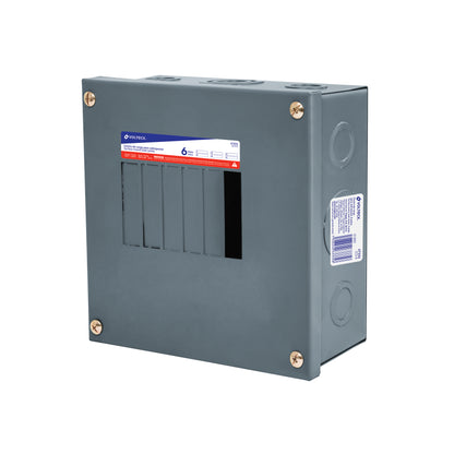 Centro de carga de sobreponer, 6 polos, Volteck | CCS-6 | 47332