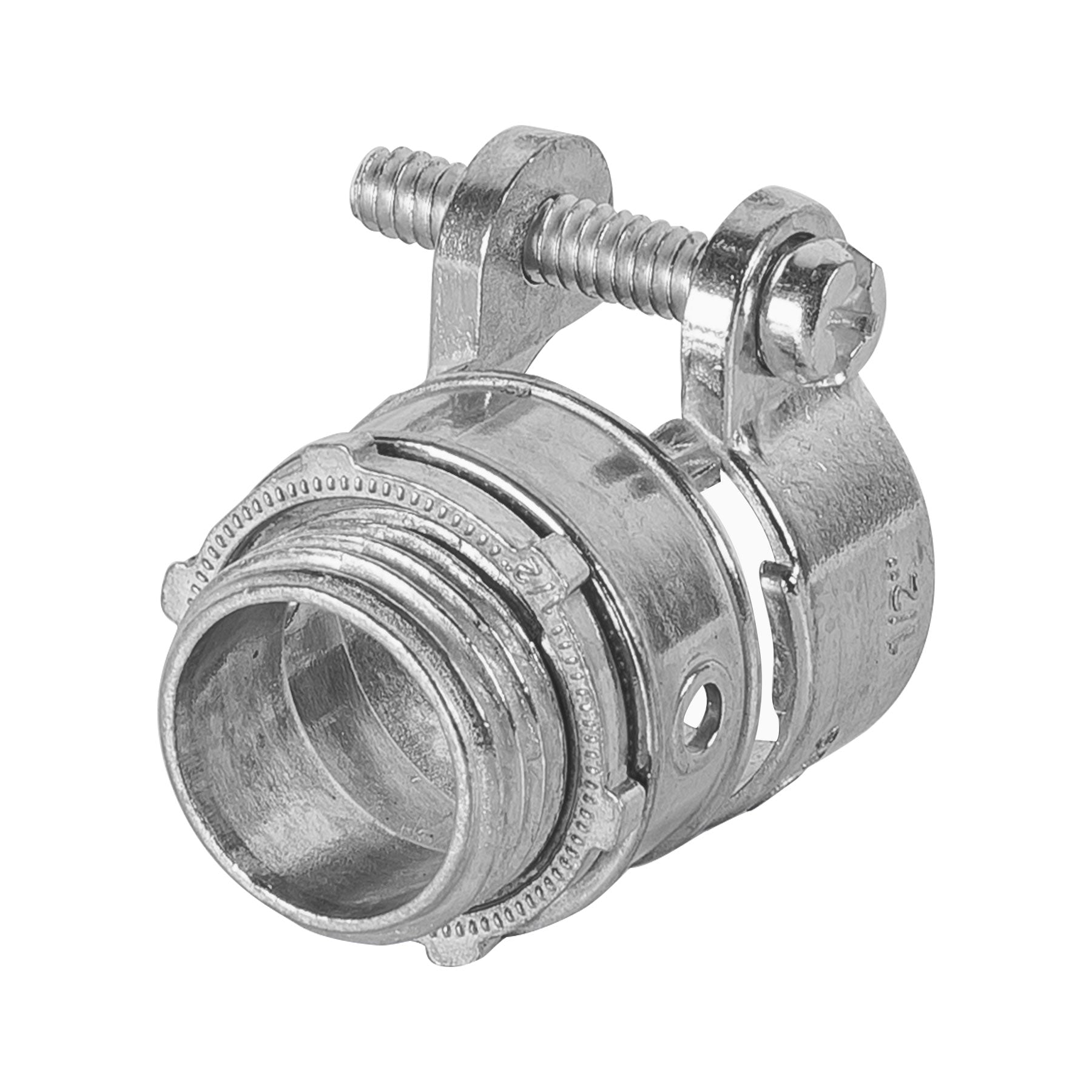 Conector recto 1/2' para tubo flexible metálico, Volteck | CTF-1/2R | 47340