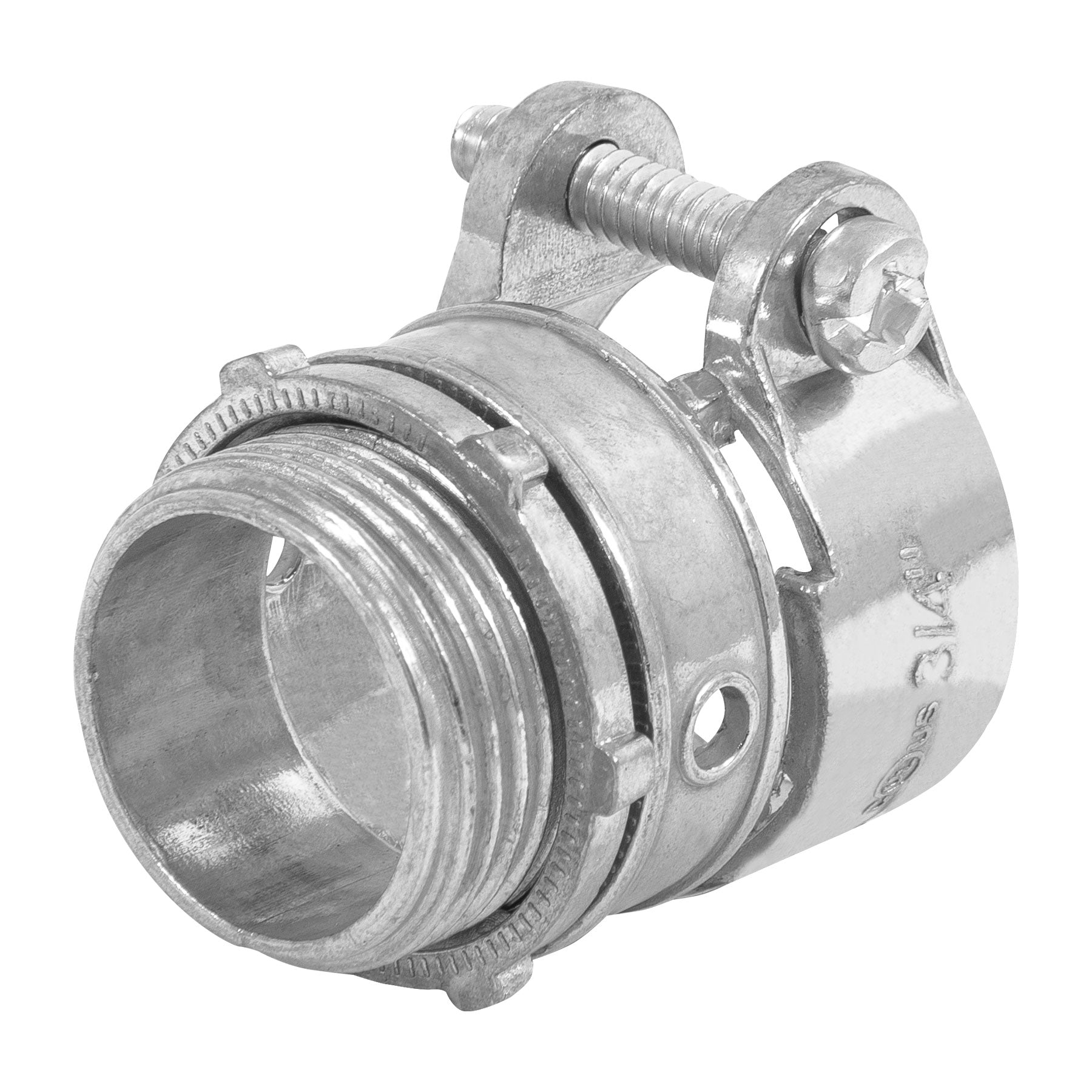 Conector recto 3/4' para tubo flexible metálico, Volteck | CTF-3/4R | 47341