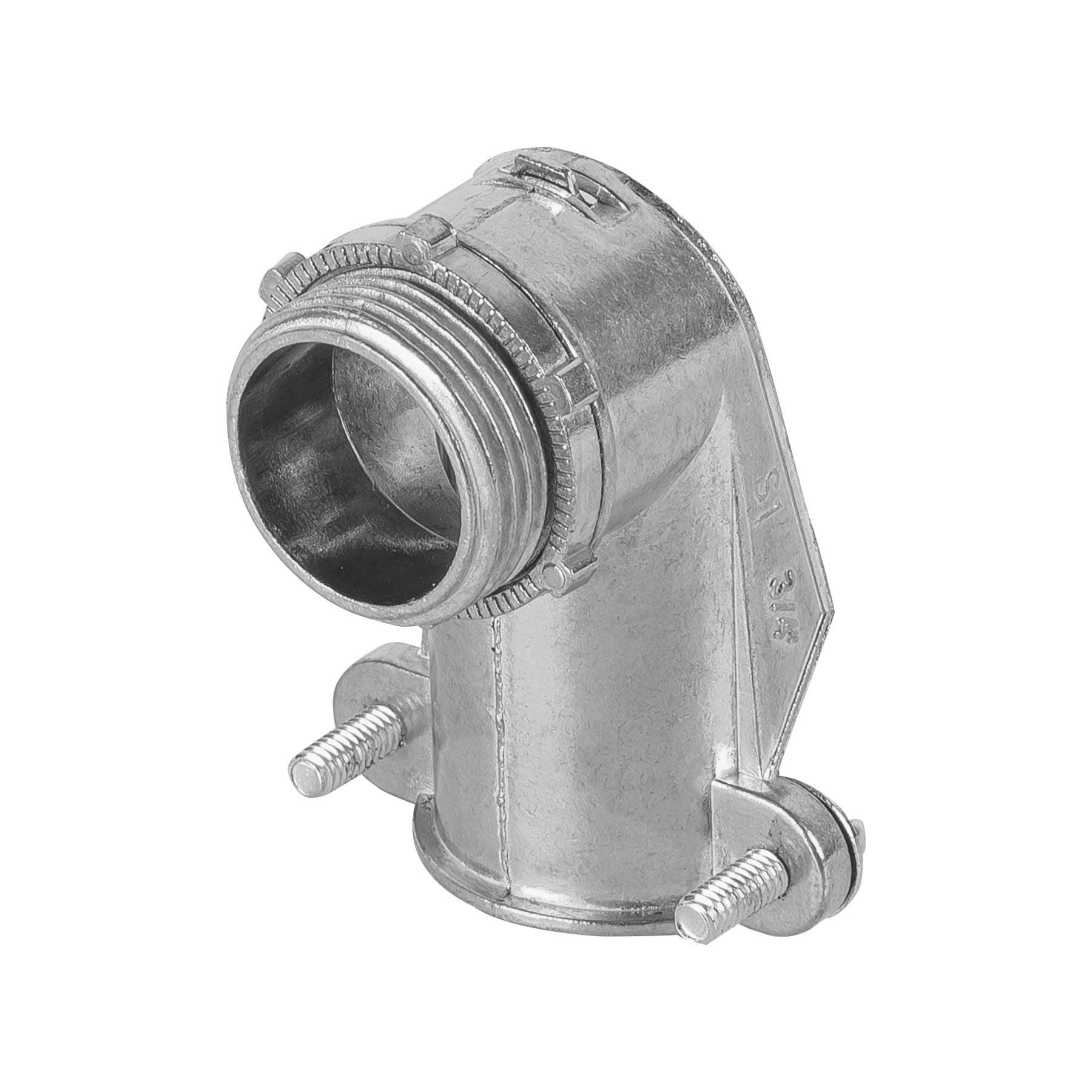 Conector curvo 3/4' para tubo flexible metálico, Volteck | CTF-3/4C | 47344