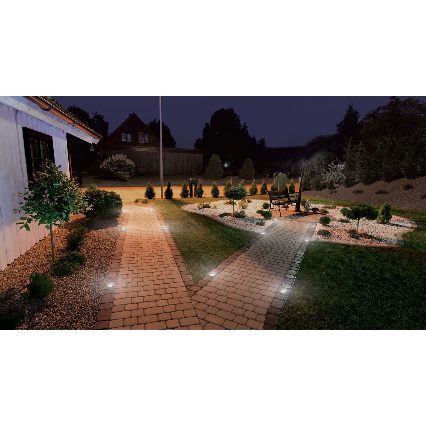 Luminario para exterior empotrado en piso para MR16 GU10 | EMP-701S | 47394