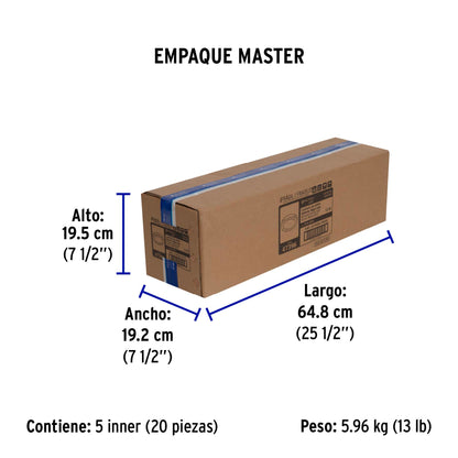 Luminario LED plafón 12W 6500K, redondo, negro, VOLTECK | PLA-225L | 47396