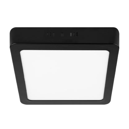 Luminario LED plafón 12W 6500K, cuadrado, negro, VOLTECK | PLA-231L | 47416