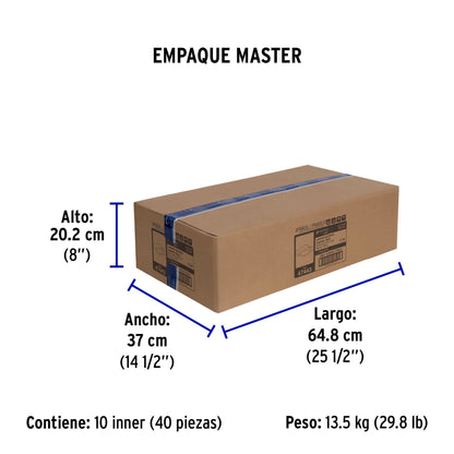 Luminario LED plafón 12W 6500K, cuadrado, blanco, VOLTECK | PLA-211L | 47443