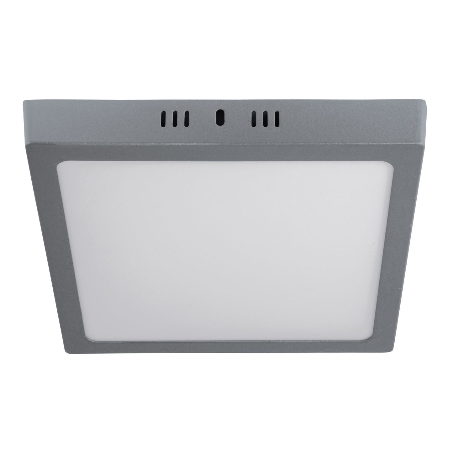 Luminario LED plafón 18W 6500K, cuadrado, gris, VOLTECK | PLA-220L | 47448